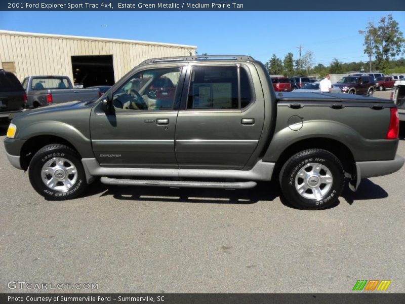 Estate Green Metallic / Medium Prairie Tan 2001 Ford Explorer Sport Trac 4x4
