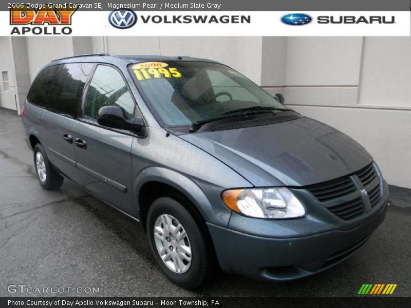 Magnesium Pearl / Medium Slate Gray 2006 Dodge Grand Caravan SE