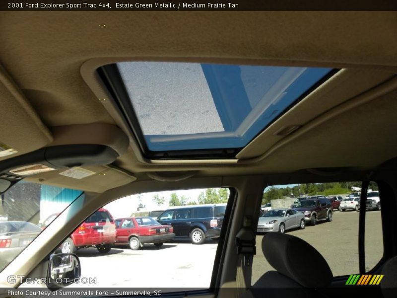 Estate Green Metallic / Medium Prairie Tan 2001 Ford Explorer Sport Trac 4x4