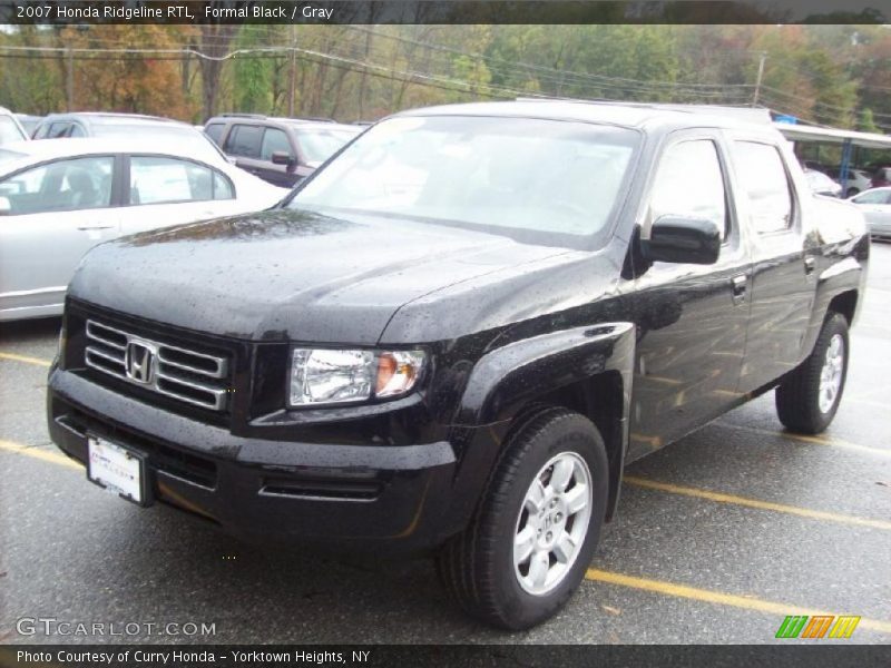 Formal Black / Gray 2007 Honda Ridgeline RTL