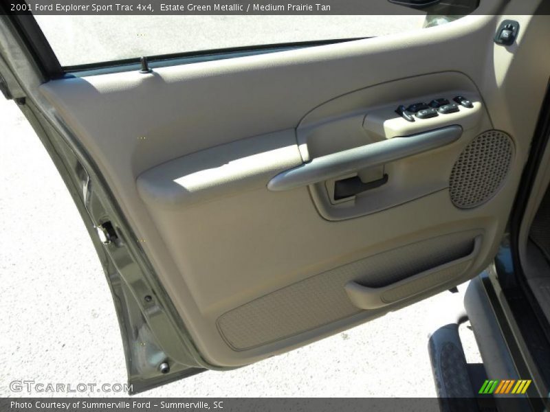 Estate Green Metallic / Medium Prairie Tan 2001 Ford Explorer Sport Trac 4x4