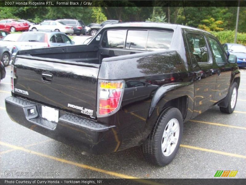 Formal Black / Gray 2007 Honda Ridgeline RTL
