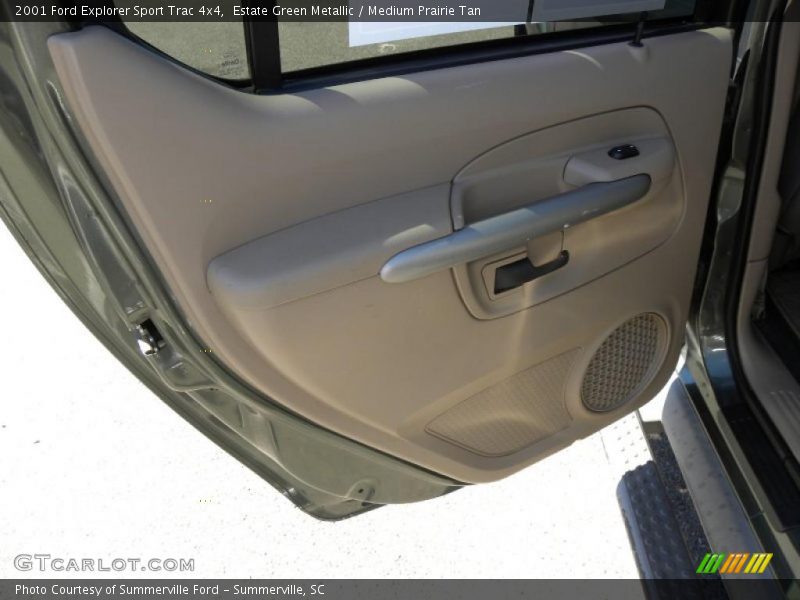 Estate Green Metallic / Medium Prairie Tan 2001 Ford Explorer Sport Trac 4x4