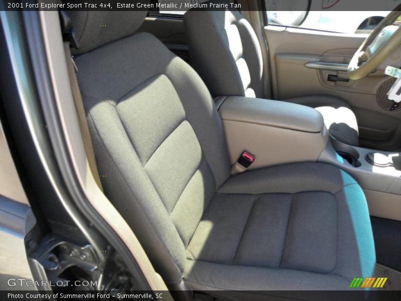 Estate Green Metallic / Medium Prairie Tan 2001 Ford Explorer Sport Trac 4x4