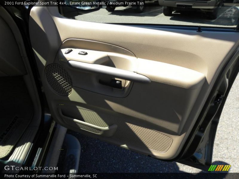 Estate Green Metallic / Medium Prairie Tan 2001 Ford Explorer Sport Trac 4x4