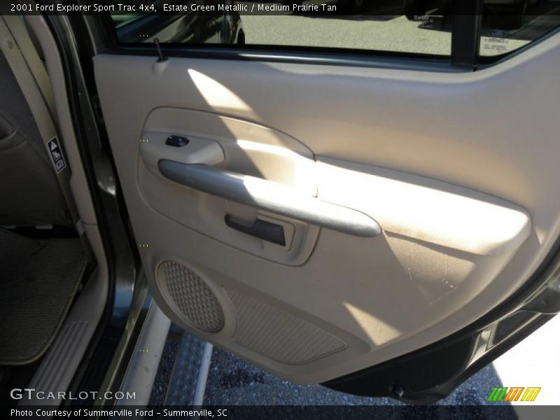 Estate Green Metallic / Medium Prairie Tan 2001 Ford Explorer Sport Trac 4x4