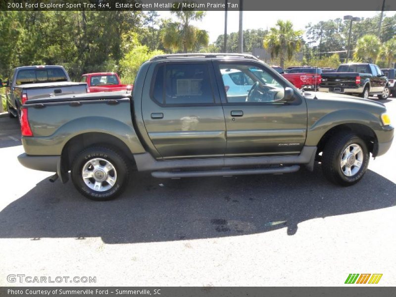 Estate Green Metallic / Medium Prairie Tan 2001 Ford Explorer Sport Trac 4x4