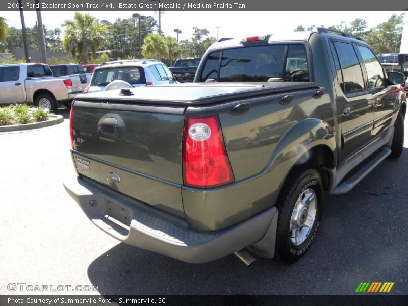 Estate Green Metallic / Medium Prairie Tan 2001 Ford Explorer Sport Trac 4x4