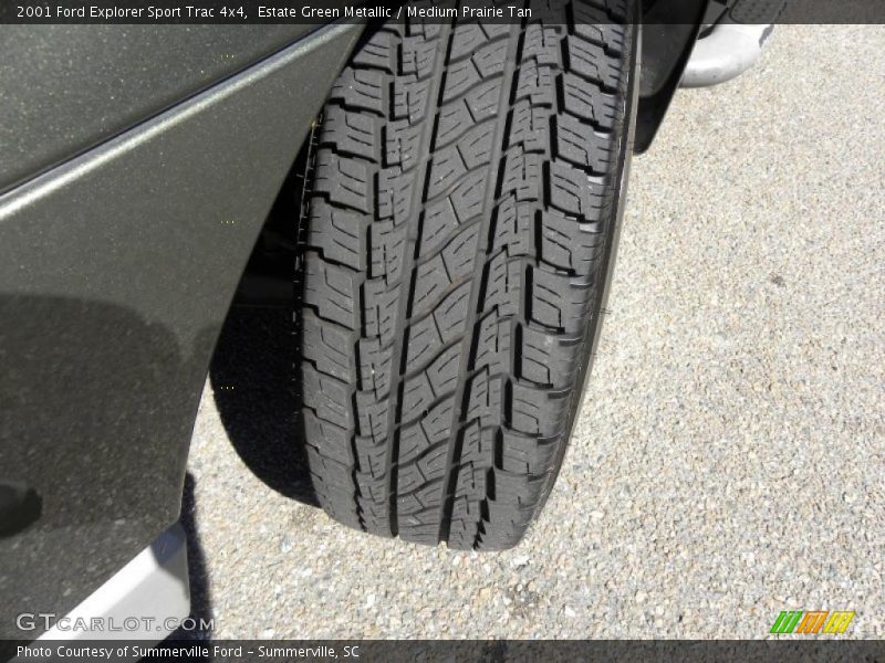 Estate Green Metallic / Medium Prairie Tan 2001 Ford Explorer Sport Trac 4x4