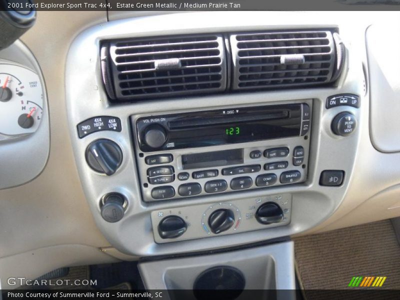 Estate Green Metallic / Medium Prairie Tan 2001 Ford Explorer Sport Trac 4x4