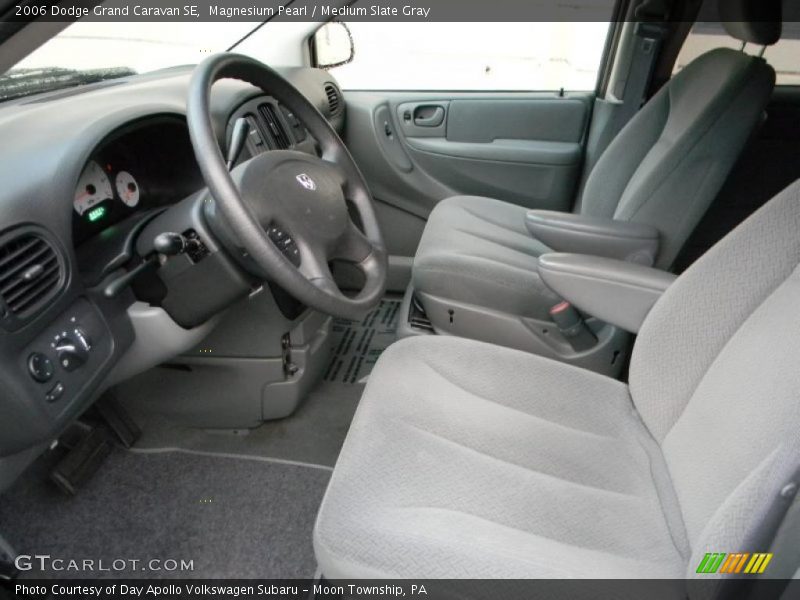 Magnesium Pearl / Medium Slate Gray 2006 Dodge Grand Caravan SE