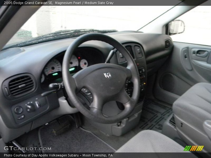 Magnesium Pearl / Medium Slate Gray 2006 Dodge Grand Caravan SE
