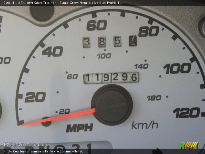 Estate Green Metallic / Medium Prairie Tan 2001 Ford Explorer Sport Trac 4x4
