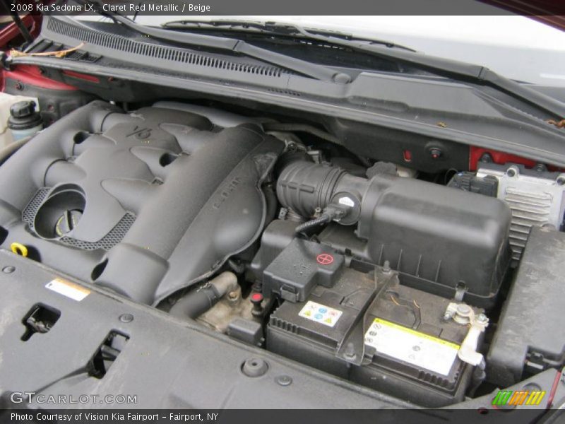 Claret Red Metallic / Beige 2008 Kia Sedona LX