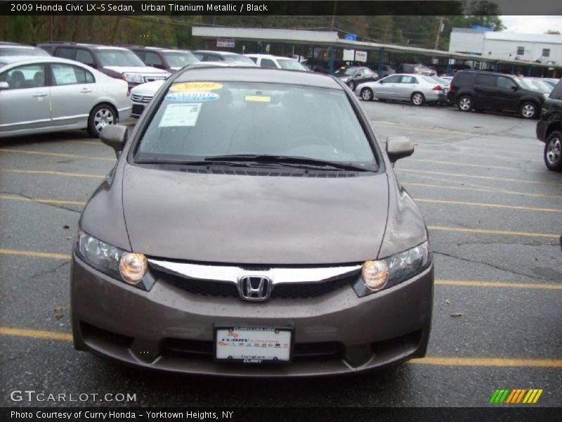 Urban Titanium Metallic / Black 2009 Honda Civic LX-S Sedan