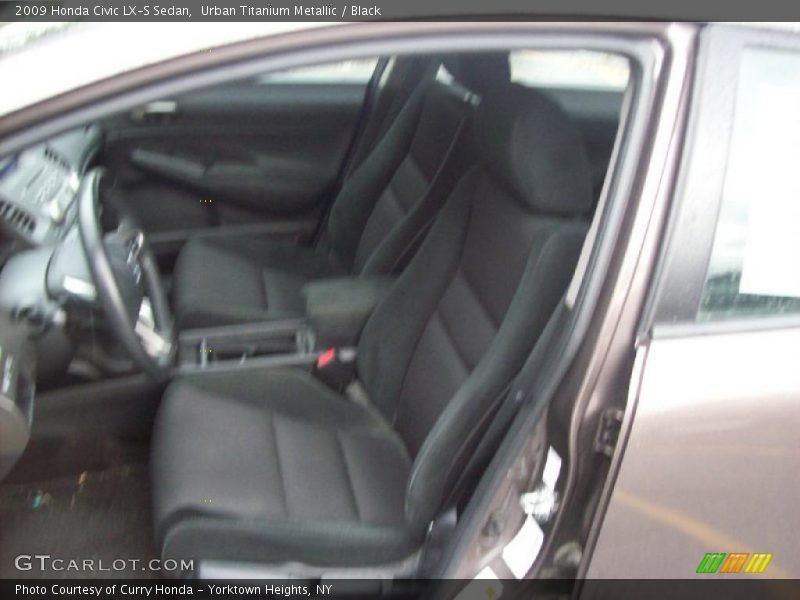 Urban Titanium Metallic / Black 2009 Honda Civic LX-S Sedan