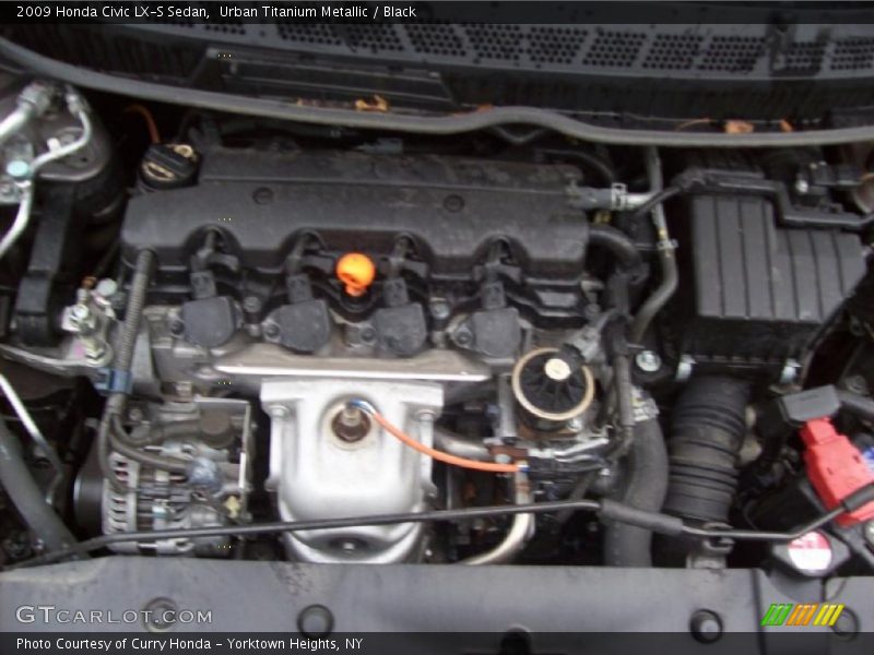 Urban Titanium Metallic / Black 2009 Honda Civic LX-S Sedan