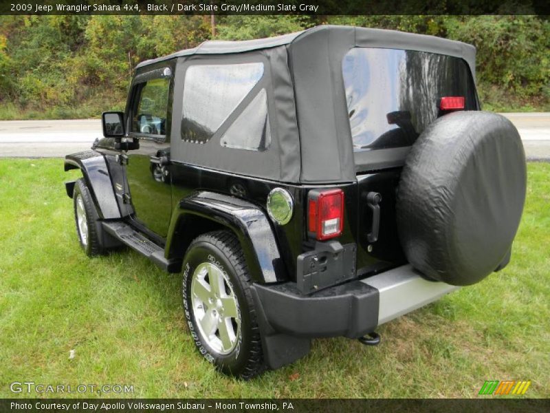 Black / Dark Slate Gray/Medium Slate Gray 2009 Jeep Wrangler Sahara 4x4