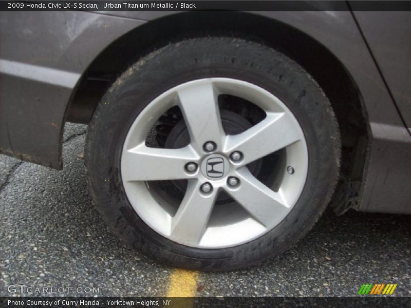 Urban Titanium Metallic / Black 2009 Honda Civic LX-S Sedan