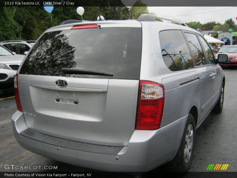 Clear Silver / Gray 2010 Kia Sedona LX