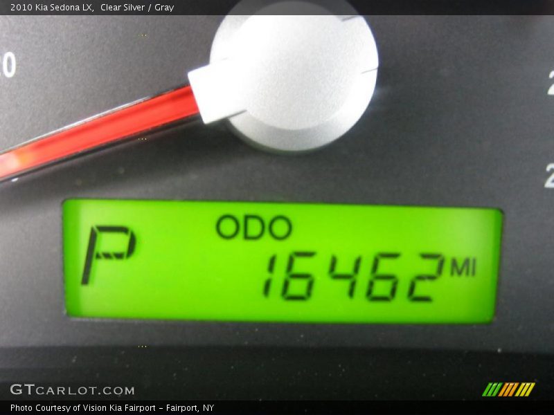 Clear Silver / Gray 2010 Kia Sedona LX