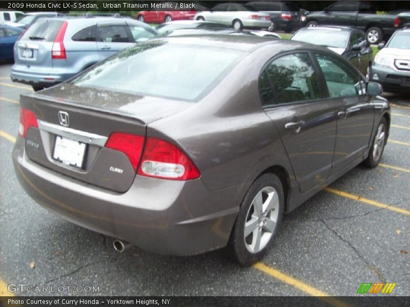Urban Titanium Metallic / Black 2009 Honda Civic LX-S Sedan