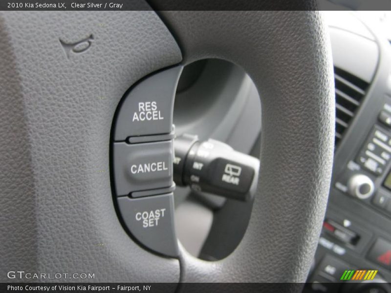 Clear Silver / Gray 2010 Kia Sedona LX