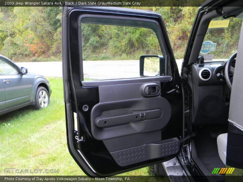 Black / Dark Slate Gray/Medium Slate Gray 2009 Jeep Wrangler Sahara 4x4