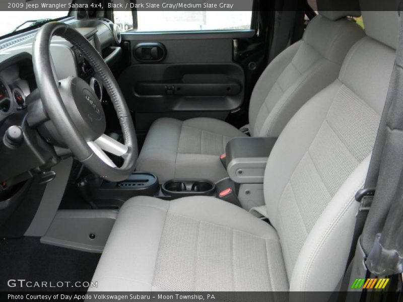 Black / Dark Slate Gray/Medium Slate Gray 2009 Jeep Wrangler Sahara 4x4