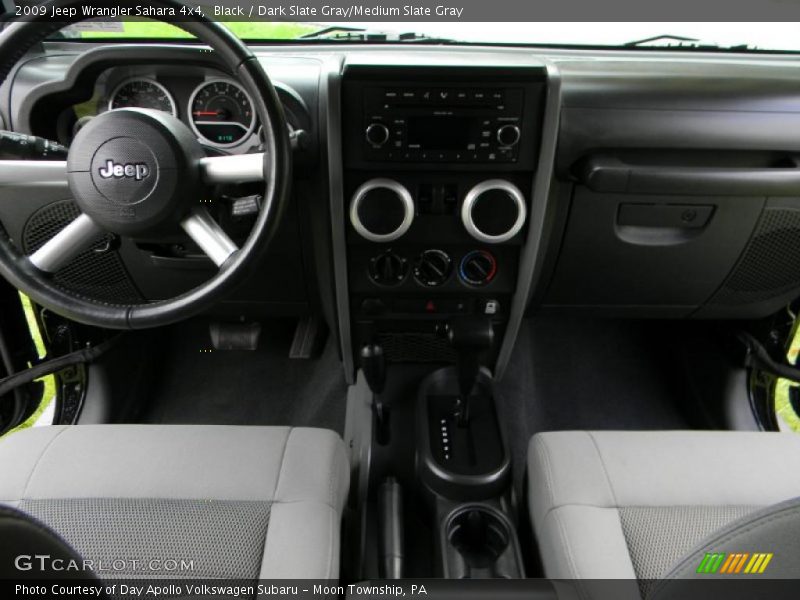 Black / Dark Slate Gray/Medium Slate Gray 2009 Jeep Wrangler Sahara 4x4