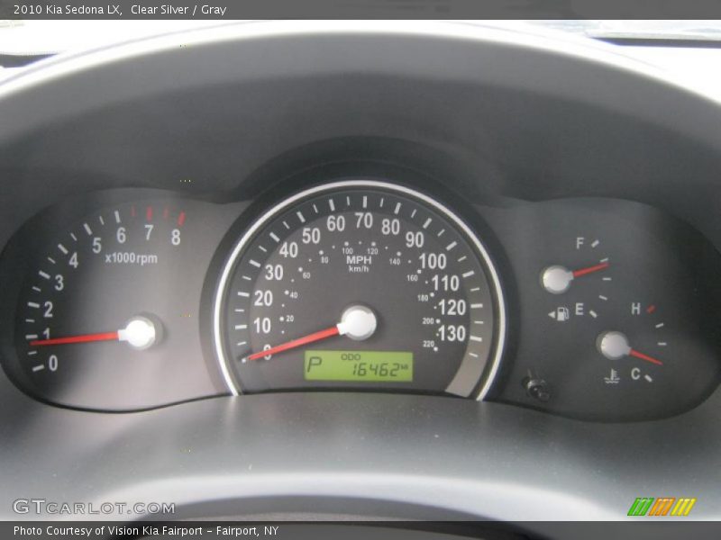 Clear Silver / Gray 2010 Kia Sedona LX