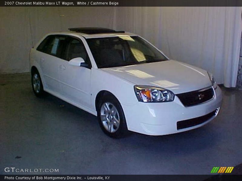 White / Cashmere Beige 2007 Chevrolet Malibu Maxx LT Wagon