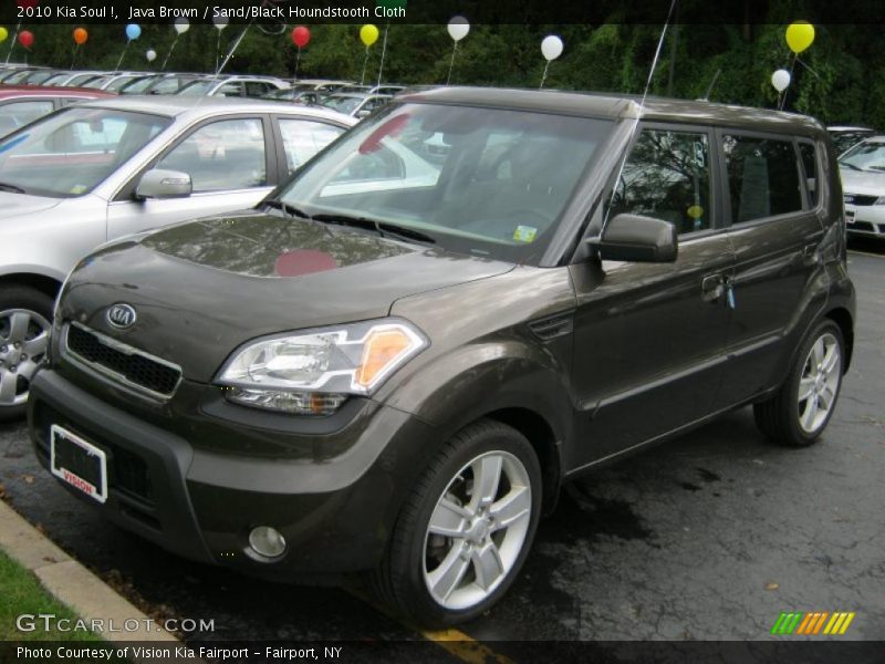 Java Brown / Sand/Black Houndstooth Cloth 2010 Kia Soul !