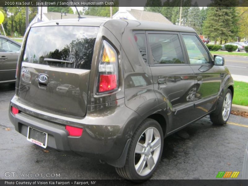 Java Brown / Sand/Black Houndstooth Cloth 2010 Kia Soul !