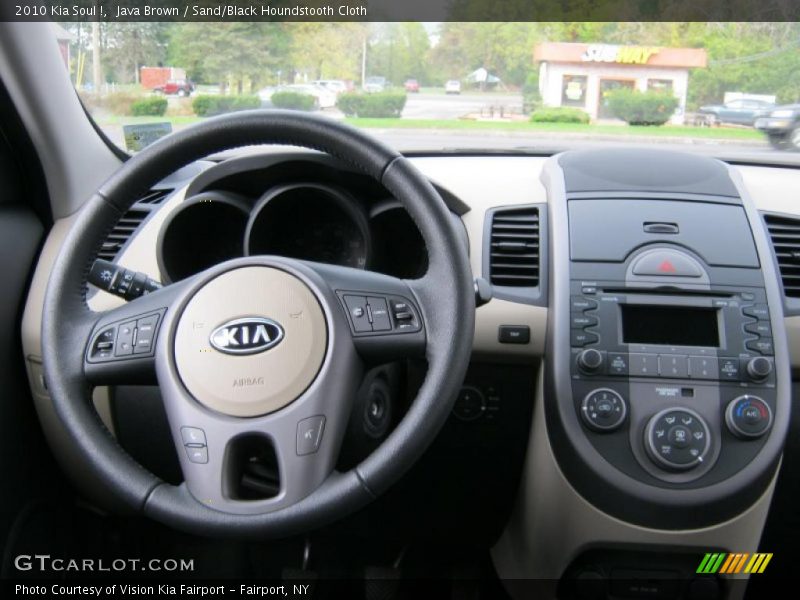 Java Brown / Sand/Black Houndstooth Cloth 2010 Kia Soul !