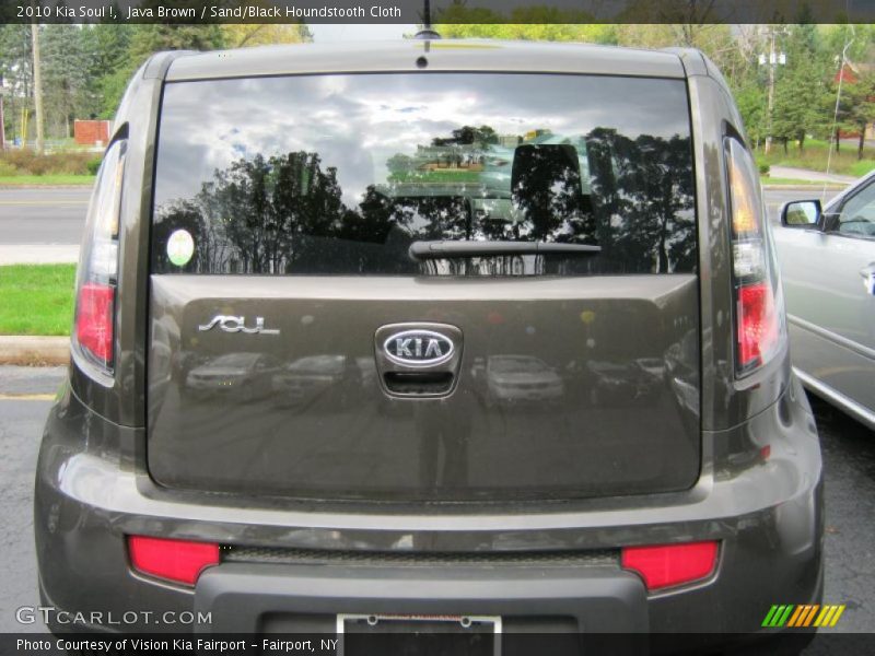 Java Brown / Sand/Black Houndstooth Cloth 2010 Kia Soul !