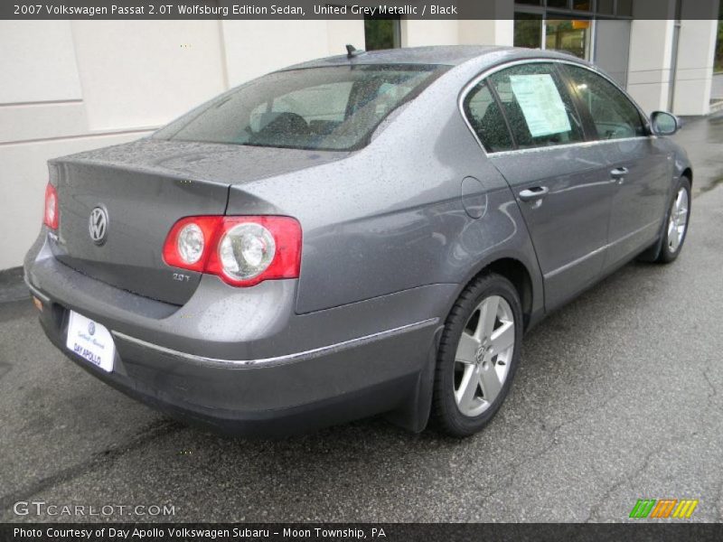 United Grey Metallic / Black 2007 Volkswagen Passat 2.0T Wolfsburg Edition Sedan