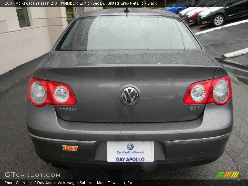 United Grey Metallic / Black 2007 Volkswagen Passat 2.0T Wolfsburg Edition Sedan