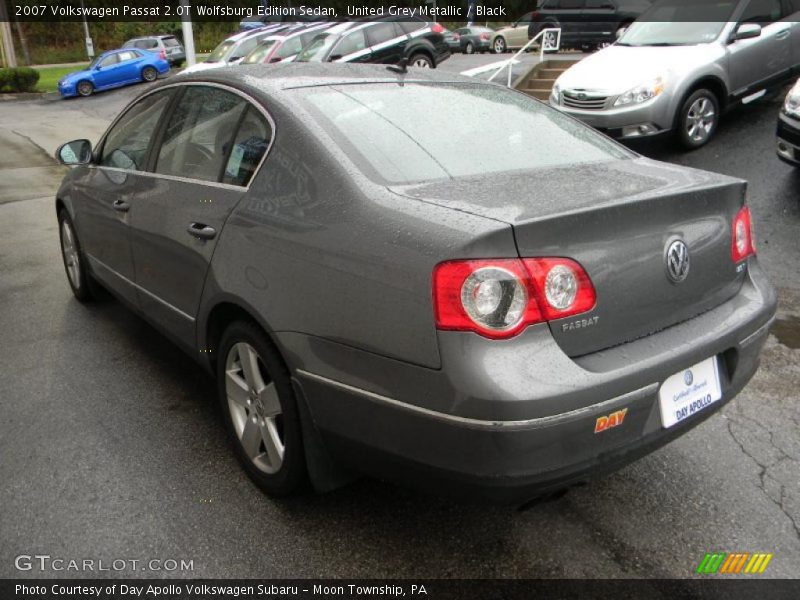 United Grey Metallic / Black 2007 Volkswagen Passat 2.0T Wolfsburg Edition Sedan