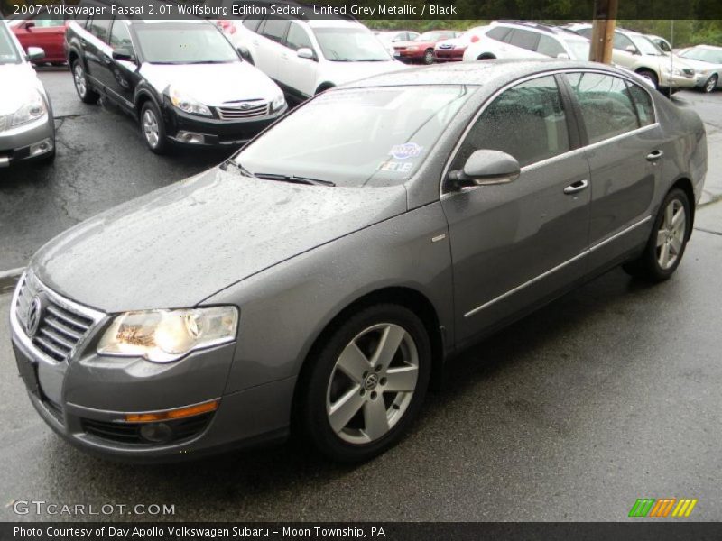 United Grey Metallic / Black 2007 Volkswagen Passat 2.0T Wolfsburg Edition Sedan