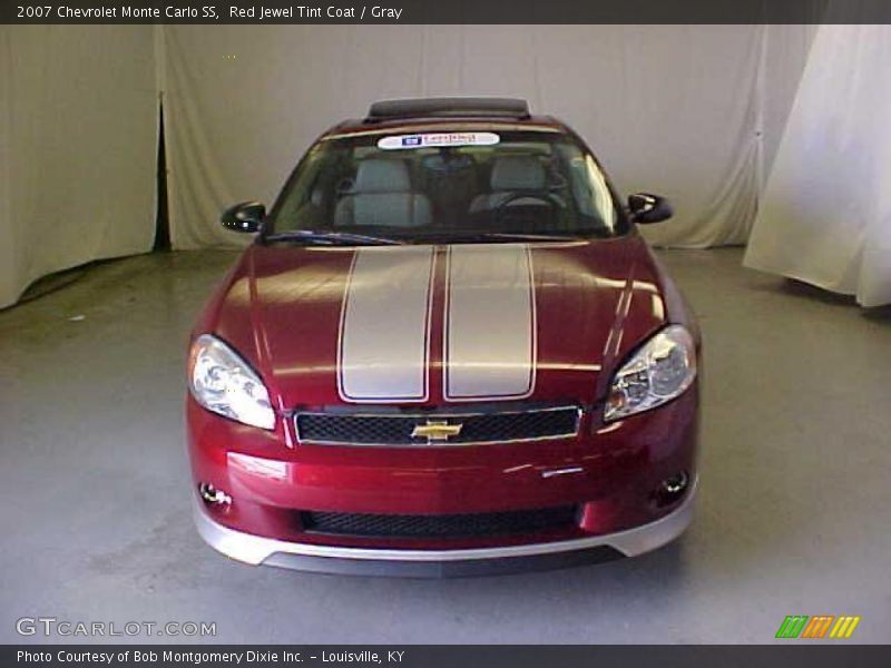 Red Jewel Tint Coat / Gray 2007 Chevrolet Monte Carlo SS