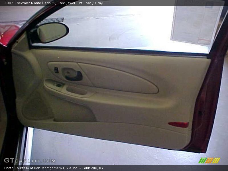 Red Jewel Tint Coat / Gray 2007 Chevrolet Monte Carlo SS