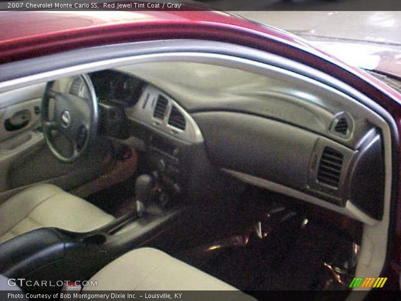 Red Jewel Tint Coat / Gray 2007 Chevrolet Monte Carlo SS