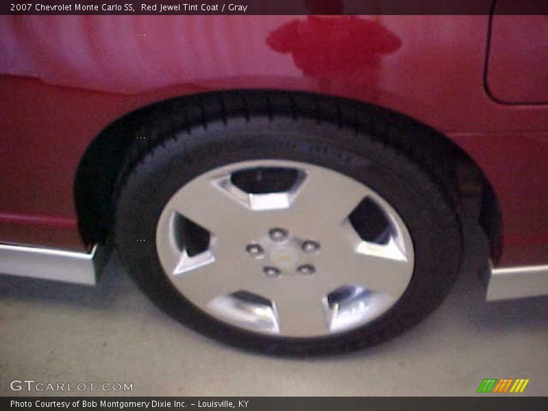 Red Jewel Tint Coat / Gray 2007 Chevrolet Monte Carlo SS