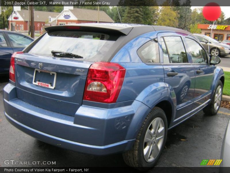 Marine Blue Pearl / Pastel Slate Gray 2007 Dodge Caliber SXT
