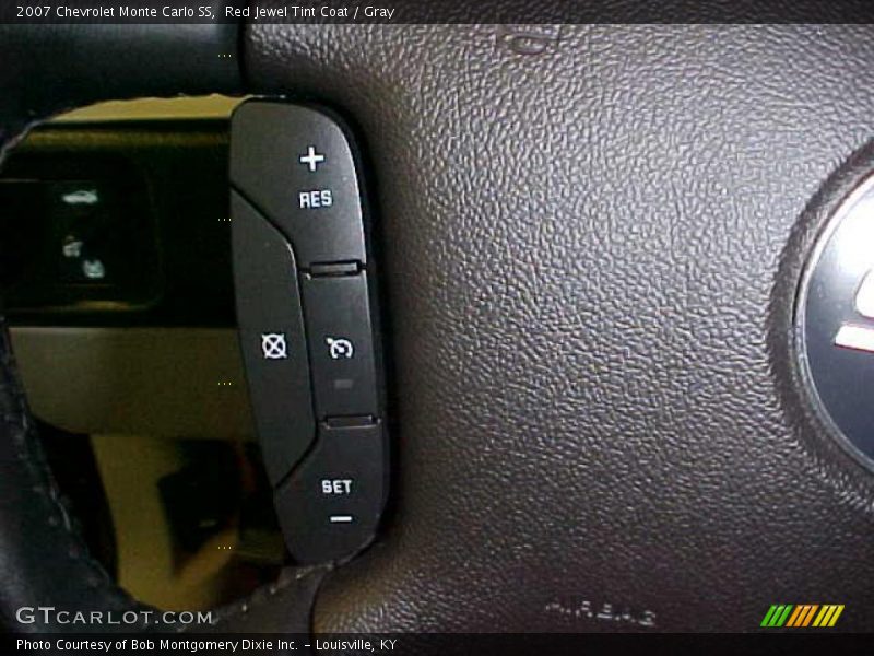 Red Jewel Tint Coat / Gray 2007 Chevrolet Monte Carlo SS