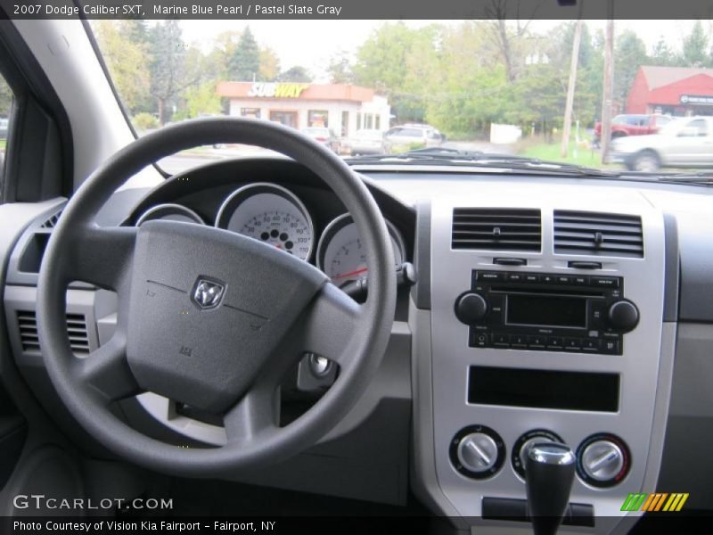 Marine Blue Pearl / Pastel Slate Gray 2007 Dodge Caliber SXT