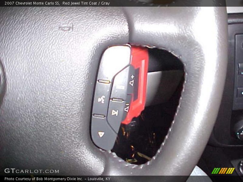 Red Jewel Tint Coat / Gray 2007 Chevrolet Monte Carlo SS