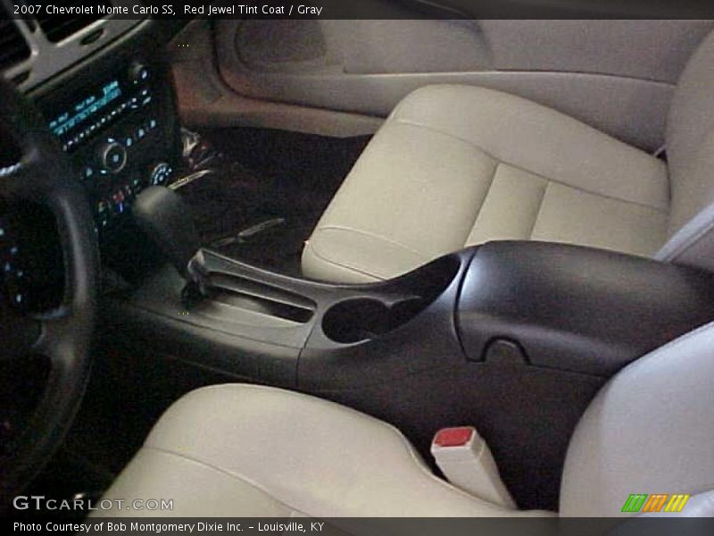 Red Jewel Tint Coat / Gray 2007 Chevrolet Monte Carlo SS