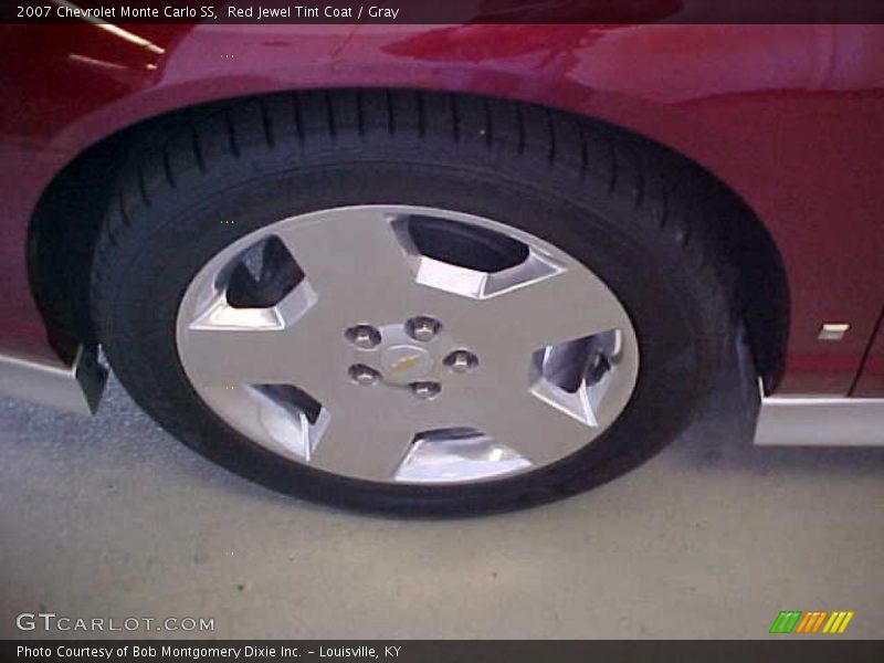 Red Jewel Tint Coat / Gray 2007 Chevrolet Monte Carlo SS